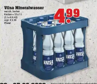 trinkgut Vilsa Mineralwasser 12 x 1 l Angebot