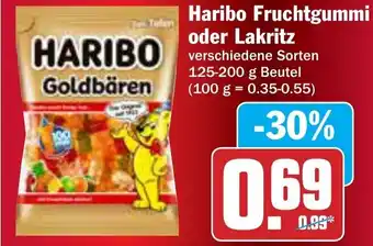 AEZ Haribo Fruchtgummi oder Lakritz Angebot