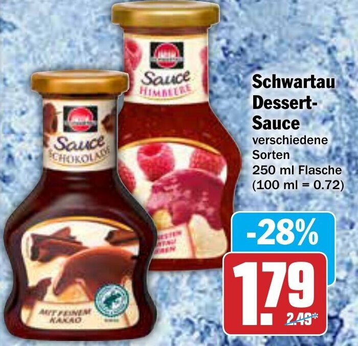 Schwartau Dessert Sauce 250ml Angebot bei AEZ