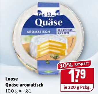 REWE Loose Quäse aromatisch Angebot