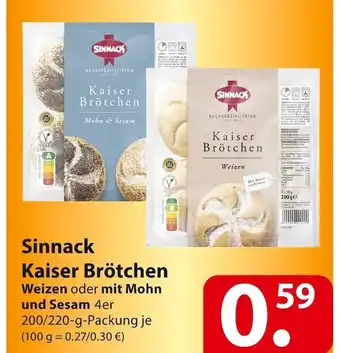 Famila Nord Ost Sinnack kaiser brötchen Angebot