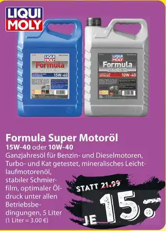 Famila Nord Ost Liqui moly formula super motoröl Angebot