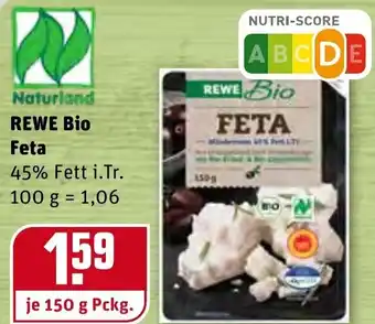 REWE Rewe Bio Feta Angebot