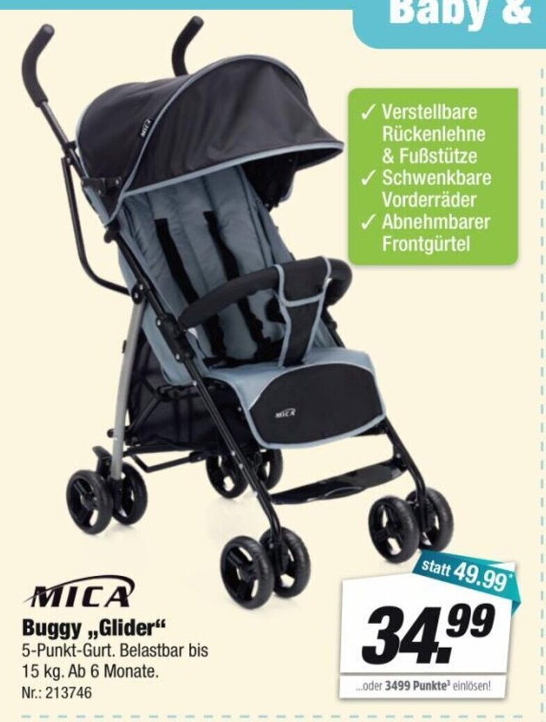 MICA Buggy "Glider" Angebot bei Rofu Kinderland