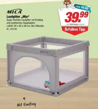 Rofu Kinderland MICA Laufgitter "Mia" Angebot