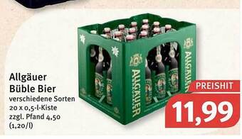 Feneberg Allgäuer Büble Bier Angebot