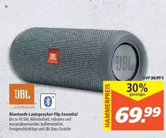 Marktkauf Jbl Bluetooth-lautsprecher Flip Essential Angebot