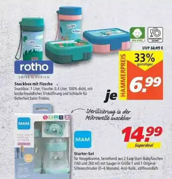 Marktkauf Rotho Snackbox Mit Flasche Angebot