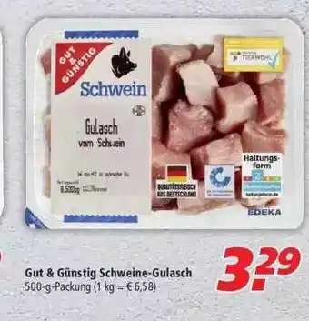 Marktkauf Gut & Günstig Schweine-gulasch Angebot