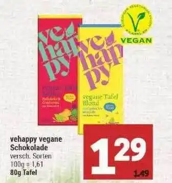 Marktkauf Vehappy Vegane Schokolade Angebot