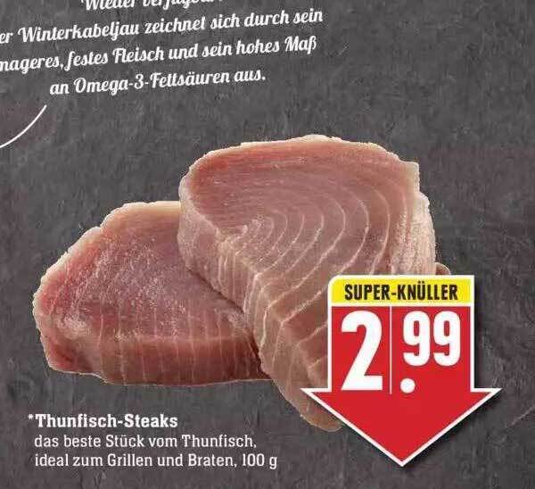 Thunfischsteaks Angebot bei Edeka