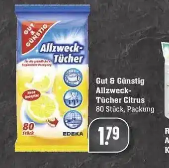 Edeka Gut & Günstig Allzweck-tücher Citrus Angebot