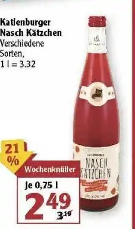 Globus Katlenburger Nasch Kätzchen Angebot