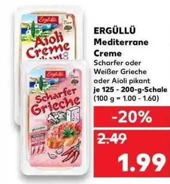 Kaufland Ergülu Mediterrane Creme Angebot