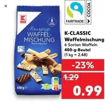 Kaufland K-classic Waffelmischung Angebot