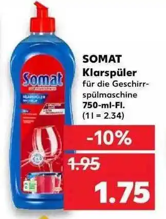 Kaufland Somat Klarspüler Angebot