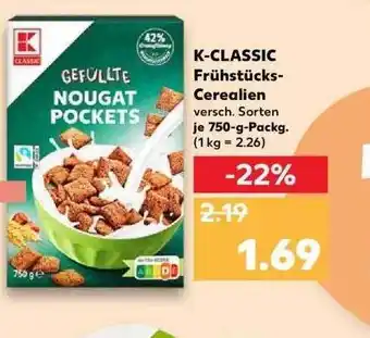 Kaufland K-classic Frühstücks-cerealien Angebot