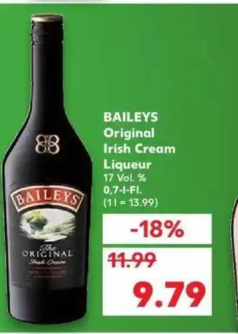 Kaufland Baileys Original Irish Cream Liqueur Angebot