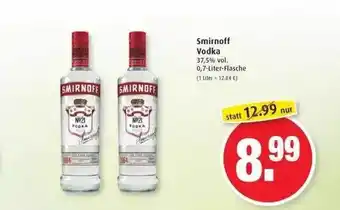 Markant Smirnoff Vodka Angebot