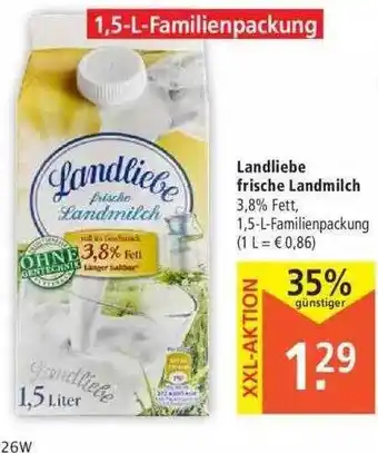 Marktkauf Landliebe Frische Landmilch Angebot