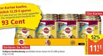 Marktkauf Pedigree Hundenahrung Angebot