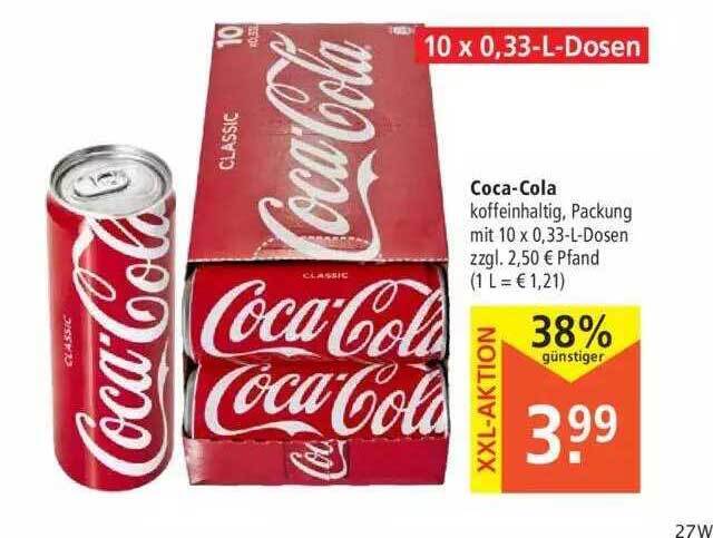 Coca-cola Angebot bei Marktkauf