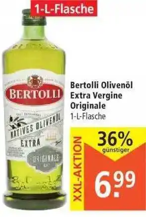 Marktkauf Bertolli Olivenöl Extra Vergine Originale Angebot