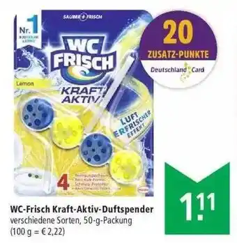 Marktkauf Wc-frisch Kraft-aktiv-duftspender Angebot