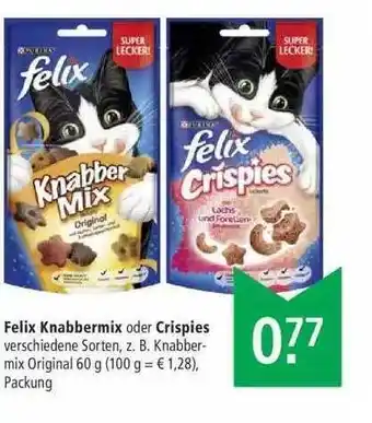 Marktkauf Felix Knabbermix Oder Crispies Angebot