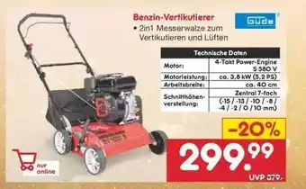 Netto Marken-Discount Benzin-vertikutierer Güde Angebot