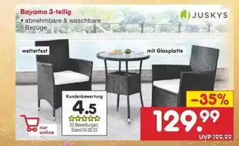 Netto Marken-Discount Bayamo 3-teilig Angebot