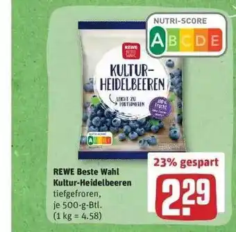 REWE Rewe Beste Wahl Kultur-heidelbeeren Angebot