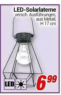 CENTERSHOP Led Solarlaterne Angebot