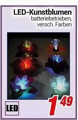 CENTERSHOP Led Kunstblumen Angebot