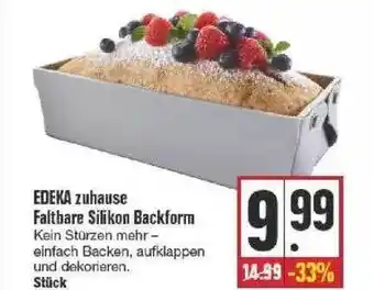 Edeka Edeka Zuhause Faltbare Silikon Backform Angebot