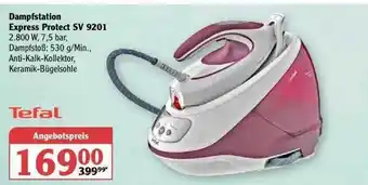 Globus Dampfstation Express Protect Sv 9201 Tefal Angebot