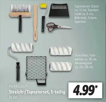 Lidl Streich, Tapezierset Angebot