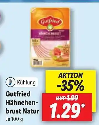 Lidl Gutfried Hähnchen-brust Natur Angebot