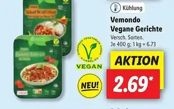 Lidl Vemondo Vegane Gerichte Angebot