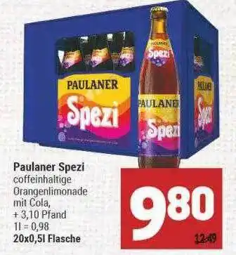 Marktkauf Paulaner Spezi Angebot