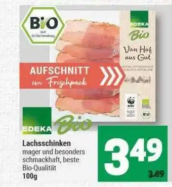 Marktkauf Edeka Bio Lachsschinken Angebot