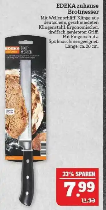 Marktkauf Edeka Zuhause Brotmesser Angebot