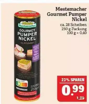 Marktkauf Mestemacher Gourmet Pumper Nickel Angebot