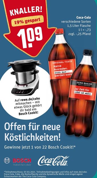 REWE Coca Cola Angebot