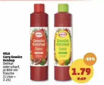 PENNY Hela Curry Gewürz Ketchup Angebot