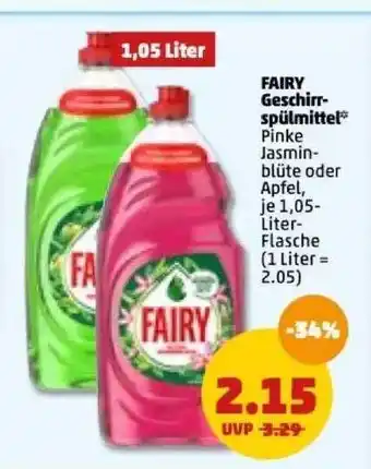 PENNY Fairy Geschirr-spülmittel Angebot