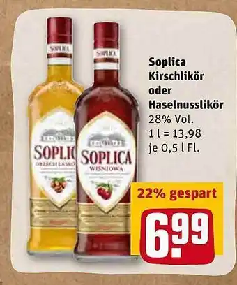 REWE Kaufpark Soplica Kirschlikör Oder Haselnusslikör Angebot