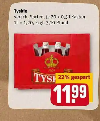 REWE Kaufpark Tyskie Angebot