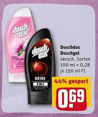 REWE Kaufpark Duschdas Duschgel Angebot