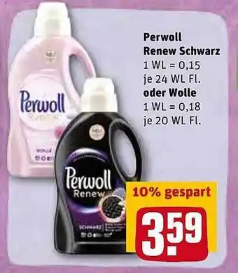 REWE Kaufpark Perwoll Renew Schwarz Oder Wolle Angebot